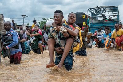 コンゴ民主共和国首都で大雨、約30人死亡