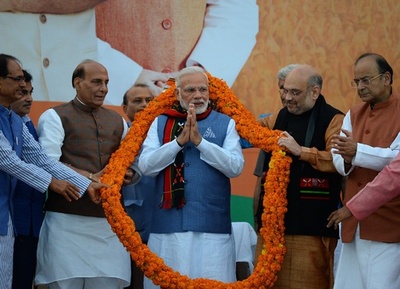 インド地方選、首相の与党BJPが勝利 来年の総選挙に弾み