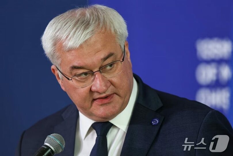 ウクライナのアンドリー・シビハ外相＝2026年5月15日(c)Reuters/news1