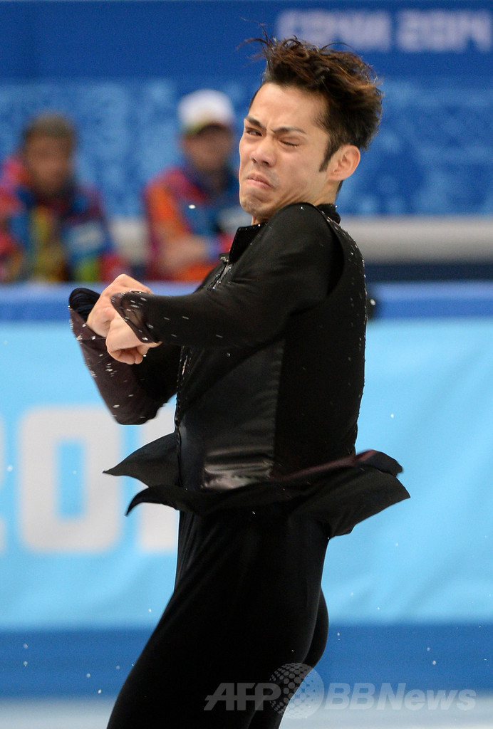 フィギュア男子SPで4位の高橋、ソチ五輪