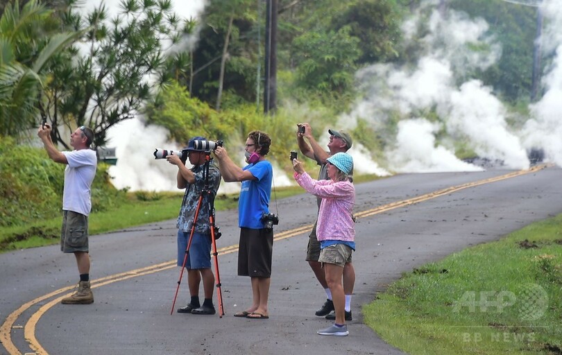 米ハワイでM6.9の地震、キラウエア火山がまた噴火