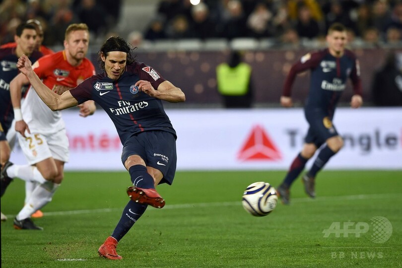 PSGがモナコ下しリーグ杯5連覇、カヴァーニが2得点の活躍