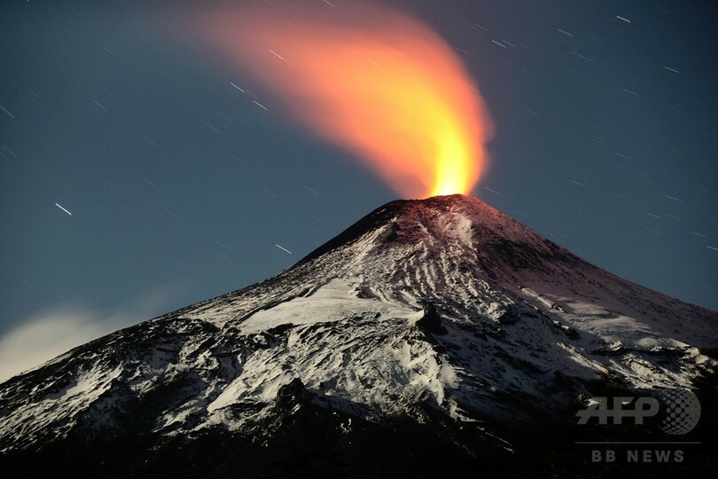 火山活動が続くチリ南部のビジャリカ山 写真2枚 国際ニュース Afpbb News