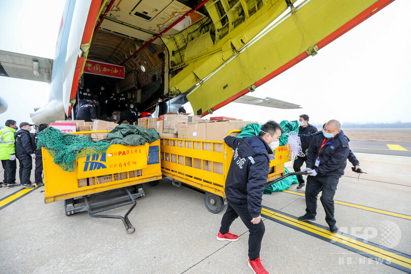 中国空軍の医療支援隊795人、武漢に到着