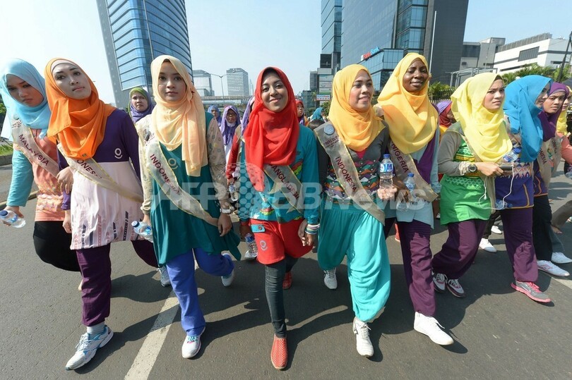 ミス ワールドへの回答 イスラム教徒限定の美人コンテスト インドネシア 写真6枚 国際ニュース Afpbb News