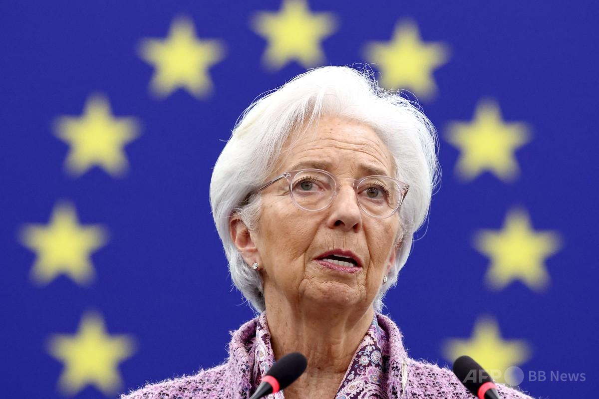 米トランプ政権の貿易戦争、欧州の「自立」促す ECB総裁 写真2枚 国際ニュース：AFPBB News