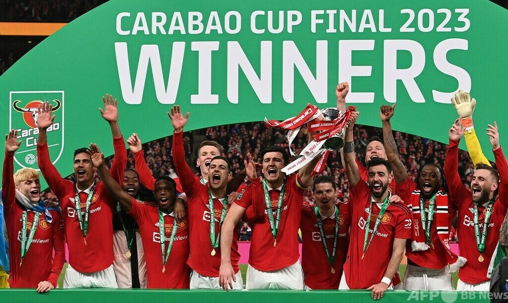 マンチェスター・ユナイテッドがEFL杯制覇、6年ぶりタイトル獲得 写真