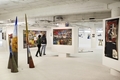 イタリア・カゾーリア（Casoria）にあるカゾーリア現代美術館（Casoria Contemporary Art Museum）に展示される絵画や彫刻（2011年2月5日撮影、資料写真）。(c)AFP/ROBERTO SALOMONE