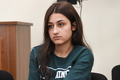 ロシアの首都モスクワの裁判所に現れた、長女のクリスティーナ・ハチャトゥリャン容疑者（2019年6月26日撮影）。(c)Yuri KADOBNOV / AFP