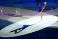 ロシア・モスクワで行われたショーで、演技に臨むアレクサンドラ・トゥルソワ（2023年2月14日撮影）。(c)Kirill KUDRYAVTSEV / AFP