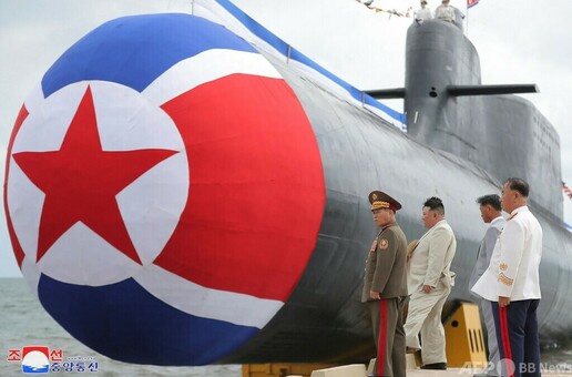 北朝鮮、「戦術核攻撃潜水艦」建造 写真18枚 国際ニュース：AFPBB News