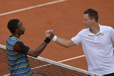 モンフィスが第5シードのベルディハ下す、全仏オープン