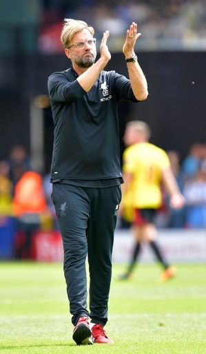 リバプールはドロー発進、終了間際にワトフォードの同点弾許す