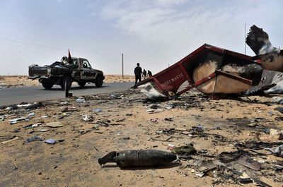 リビア、反体制派さらに後退 製油都市ラスラヌフからも