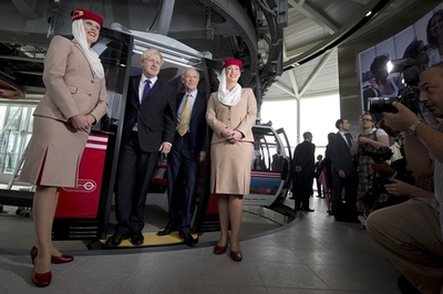 英テムズ川渡るロープウエー運行開始、五輪会場結ぶ