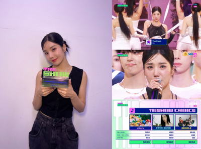 クォン・ウンビ、音楽番組でデビュー初の1位