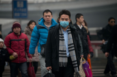 再び「計測上限超え」、北京のスモッグ