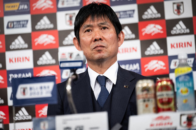 森保監督が続投「最高に幸せな仕事」 サッカー日本代表