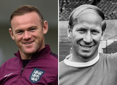 チャールトン氏「新記録を喜んでいる」、最多得点更新のルーニーを祝福