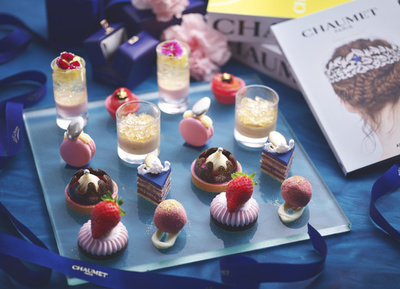 コンラッド東京、「ショーメ」とコラボアフタヌーンティー