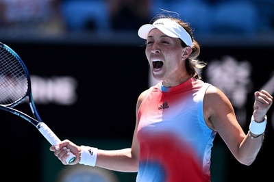 ペグラが第5シードのサッカリ撃破、全豪OP2年連続8強