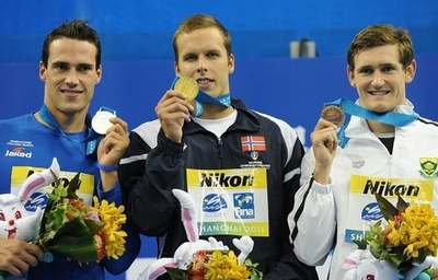 ダーレ・オーエンが男子100メートル平泳ぎ制す 北島4位、世界水泳