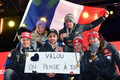 フランスが混合団体V、僅差でスロバキア下す アルペン世界選手権