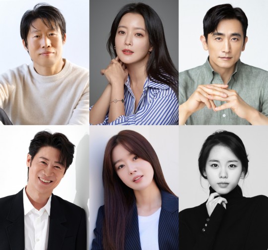 （左から時計回りに）ユ・ヘジン、キム・ヒソン、チャ・インピョ、チョン・ダウン、ハン・ソンハ、チン・ソンギュ　写真提供＝各所属事務所