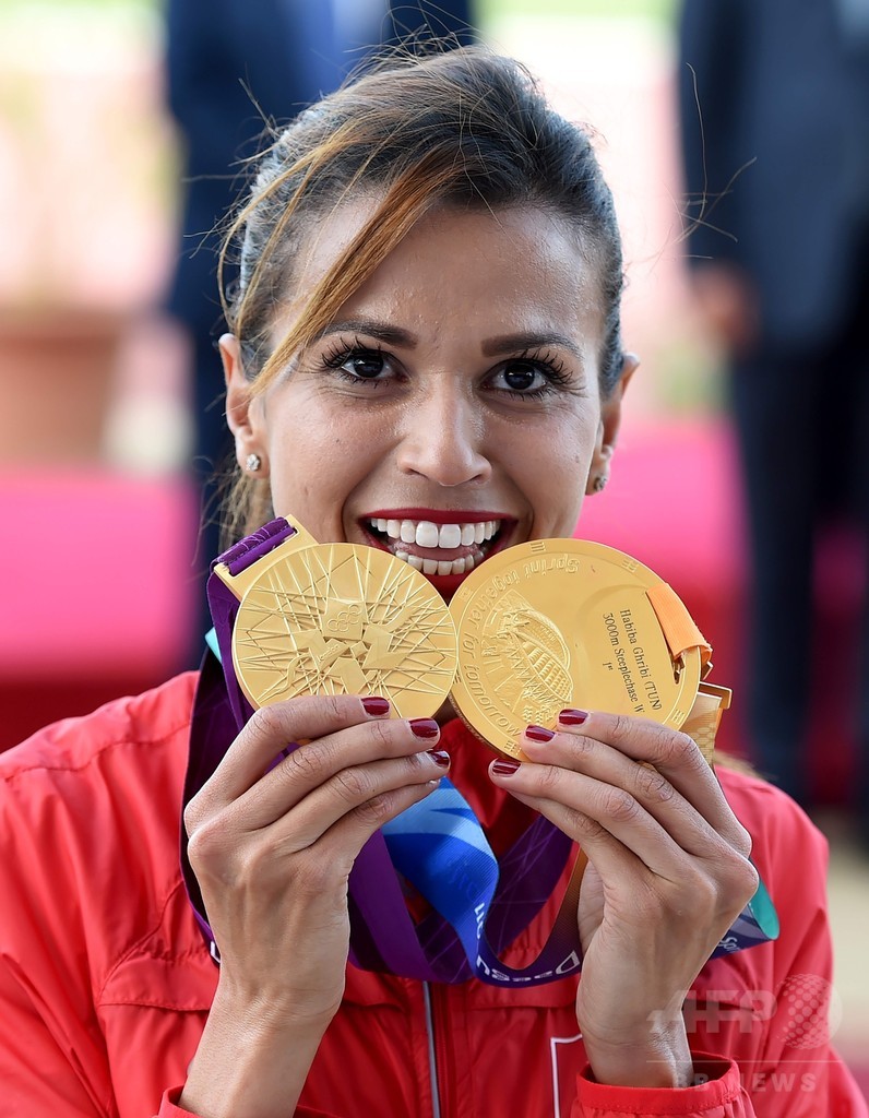 グリビが繰り上げで五輪と世陸の金メダル獲得 ザリポワの薬物違反により 写真3枚 国際ニュース Afpbb News