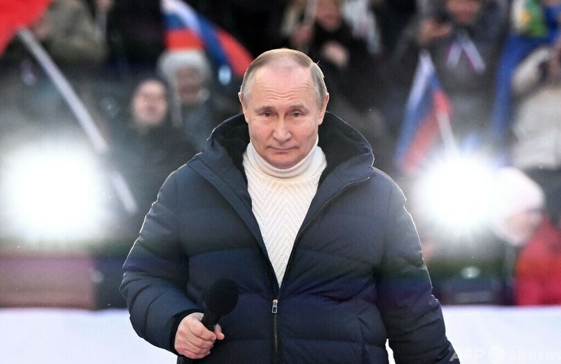 プーチン氏、ウクライナが「戦争犯罪」と非難