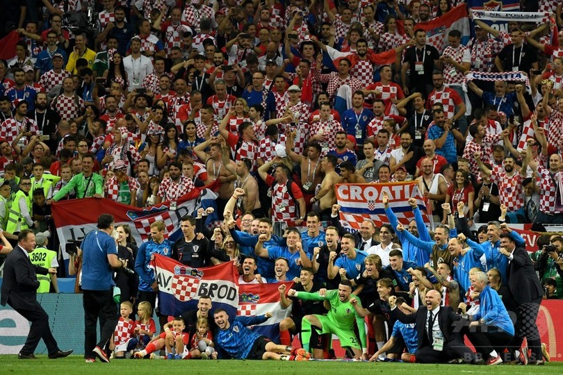写真特集 延長戦を制し史上初の決勝へ クロアチア対イングランド 写真50枚 国際ニュース Afpbb News