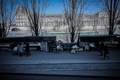 仏パリのセーヌ川沿いのブキニスト（2018年2月22日撮影）。(c)STEPHANE DE SAKUTIN / AFP