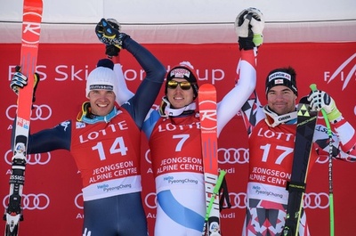 ヤンカがスーパー大回転初制覇、アルペンスキーW杯