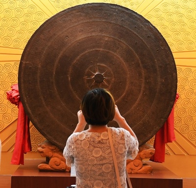 考古学史上「最大」300キロの銅鼓