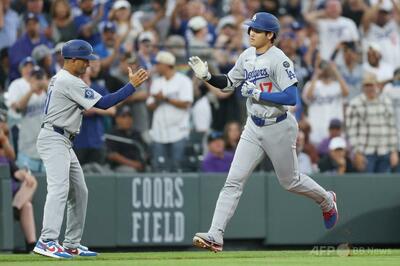大谷が27号2ランで日米通算300本塁打 鈴木は21号3ラン