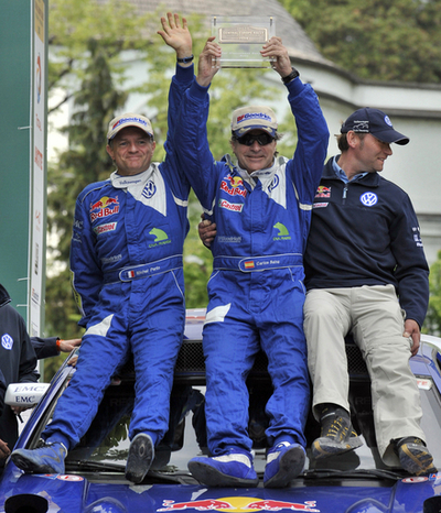 サインツ 中欧ラリー四輪部門で総合優勝
