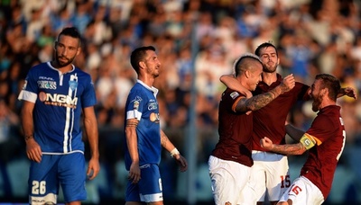 ローマ、オウンゴールでエンポリに勝利