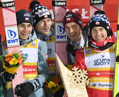 地元ポーランドが団体第1戦優勝、日本4位 ジャンプW杯男子開幕