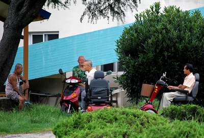 ハンセン病患者の収容施設がある地域との連絡橋が開通間近