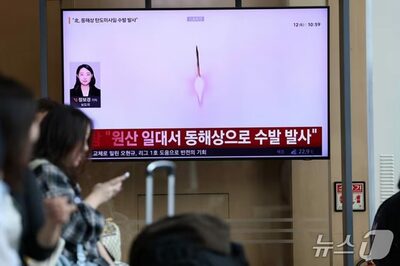 北朝鮮、3時間間隔で短距離弾道ミサイル2発…韓国軍「いかなる挑発にも対応」