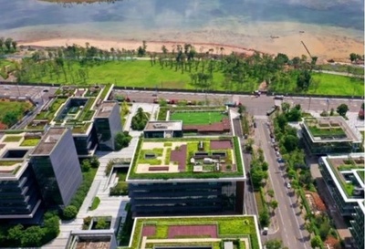 二酸化炭素排出ほぼゼロ、中国成都に初の「ニアゼロカーボン建築」 