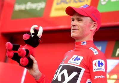 フルーム、個人TTを制してリードを約2分に広げる ブエルタ