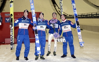 ノルウェーが団体第4戦優勝、日本は3位 ジャンプW杯男子