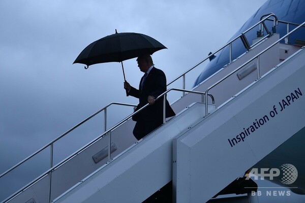 トランプ米大統領、大阪に到着 G20出席へ