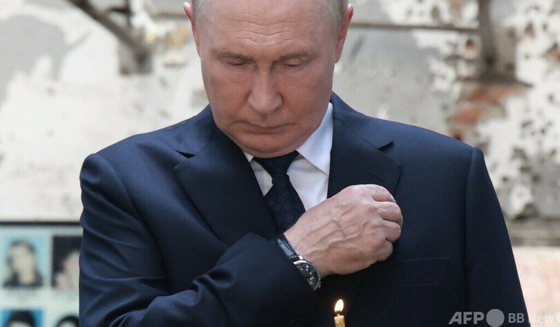 プーチン氏、ウクライナの越境攻撃を学校占拠事件になぞらえ