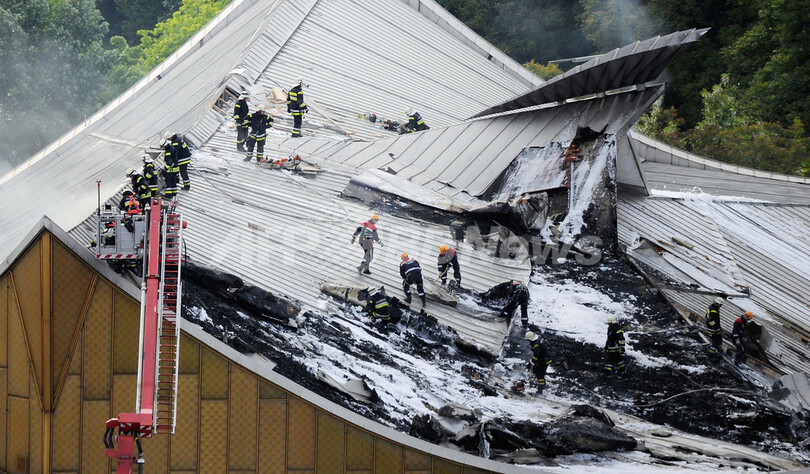ベルリン・フィルの本拠地で火災