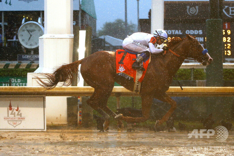 ジャスティファイ、米クラシック三冠達成前に薬物違反 米報道