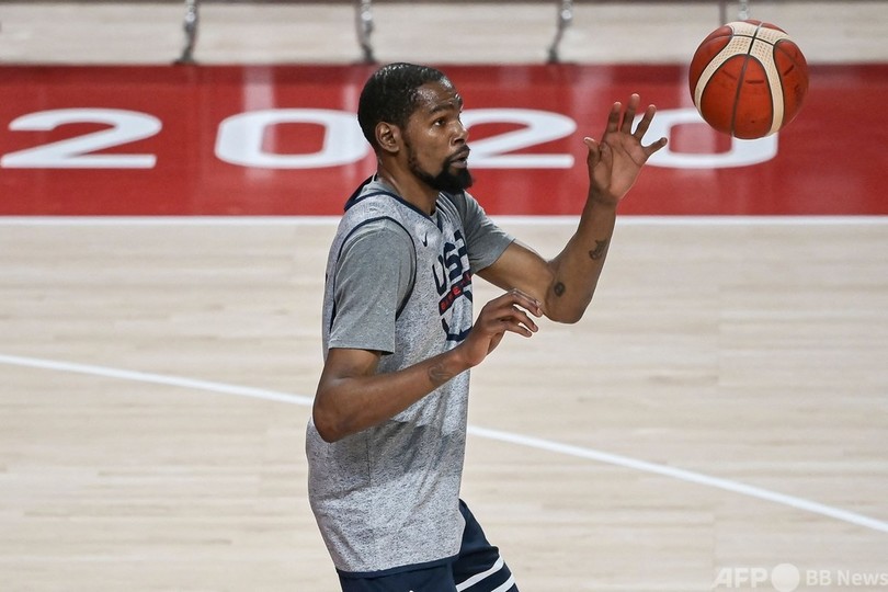 バスケ男子米国代表 東京五輪開幕控えトレーニング 写真10枚 国際ニュース Afpbb News