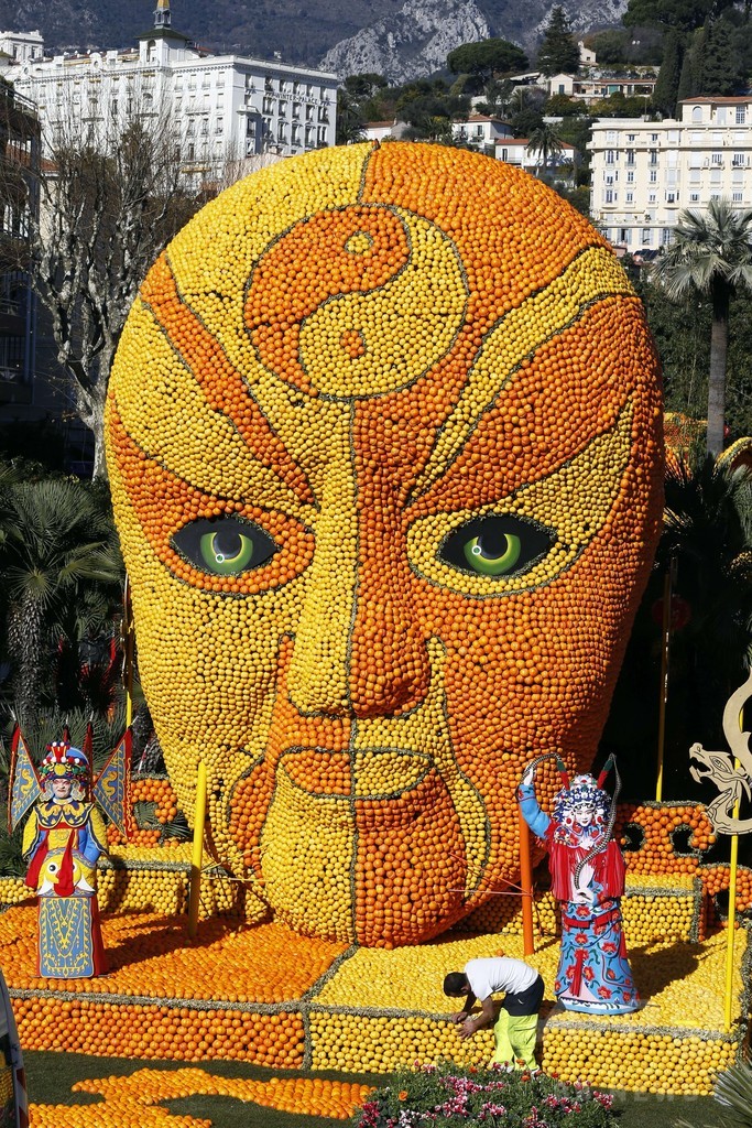 恒例の「レモン祭り」開催迫る、南仏