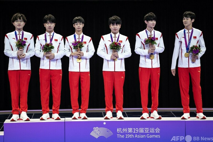 中国がeスポーツ初の金メダル獲得、アジア大会